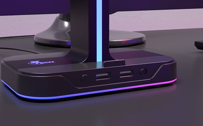Xtech RGB dual Heaset Stand Yurei with 2 USB ports XTH-690