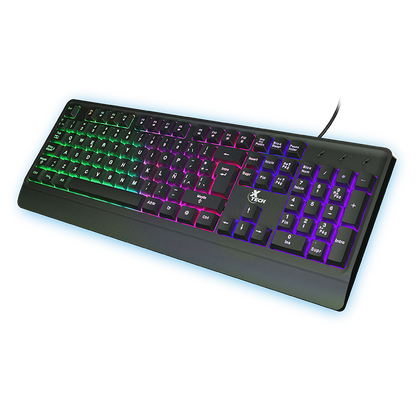 Teclado Xtech Chevailer Gaming Kybd USB LED XTK-505S