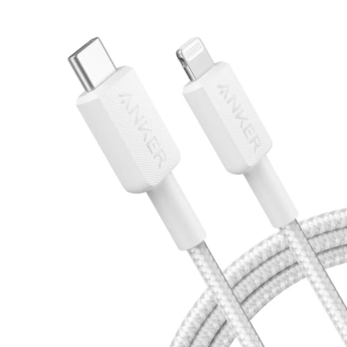 Anker 322 USB-C a Lightning Blanco