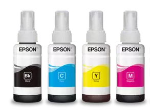 T664 Set Completo de Botellas de Tinta, Color y Negro 70ml