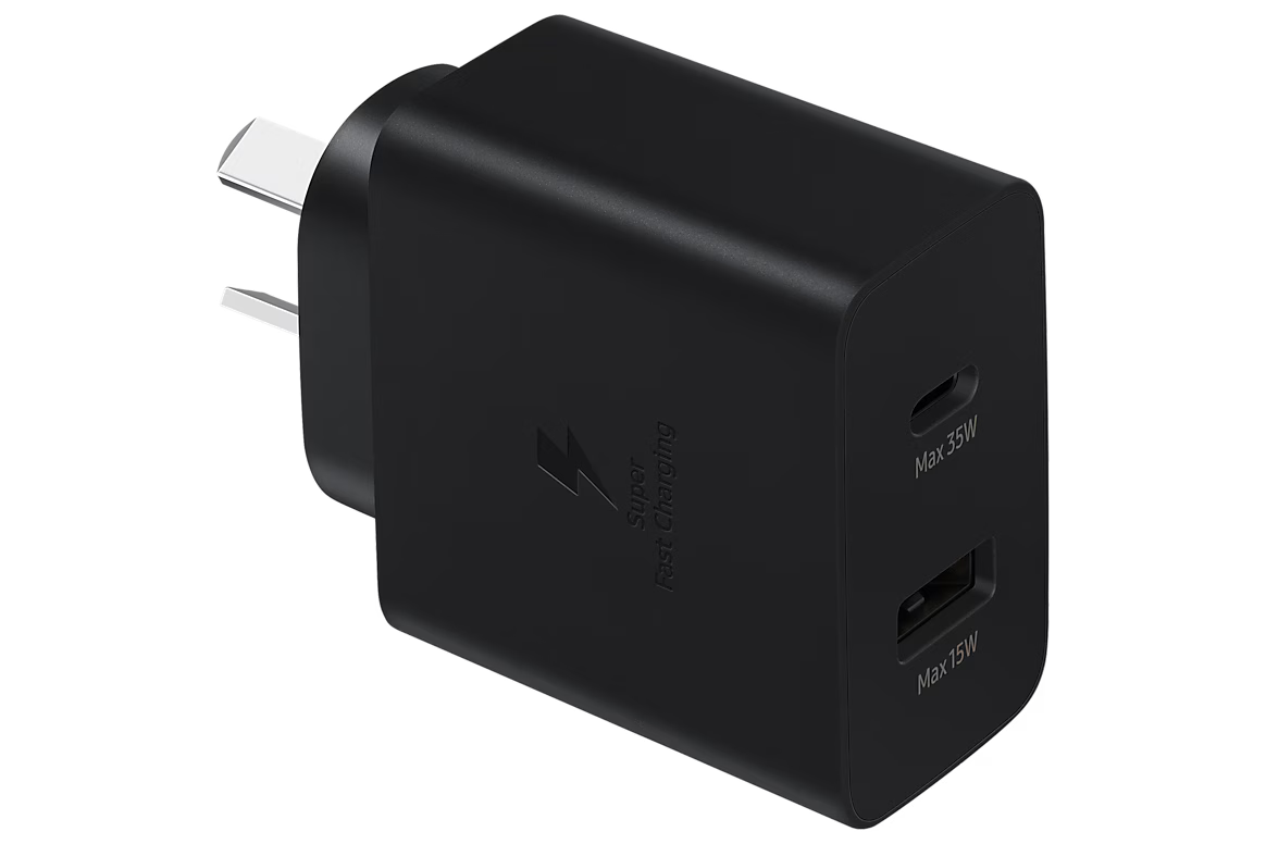 Cargador Samsung 35w PD Power Adapter Duo USB-C, USB-A
