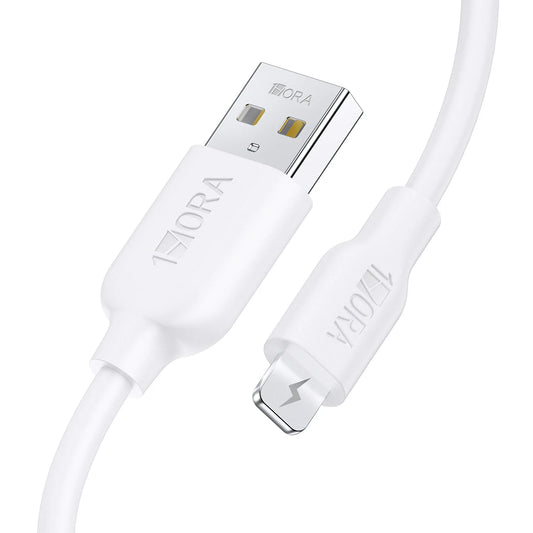 Cable USB iPhone 1 Metro 1 Hora Blanco CAB238
