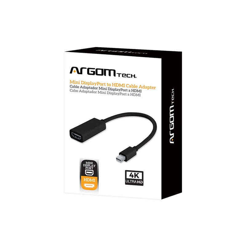 Adaptador de Display a HDMI Hembra Negro Argom