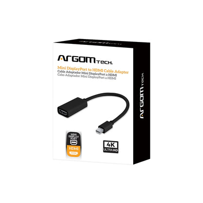 Adaptador de Display a HDMI Hembra Negro Argom