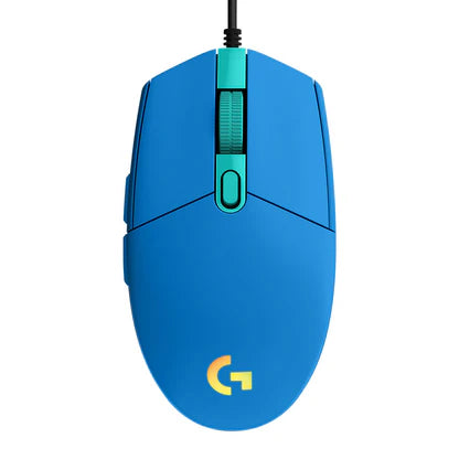 Logitech Mouse G203 Gaming Blue/black