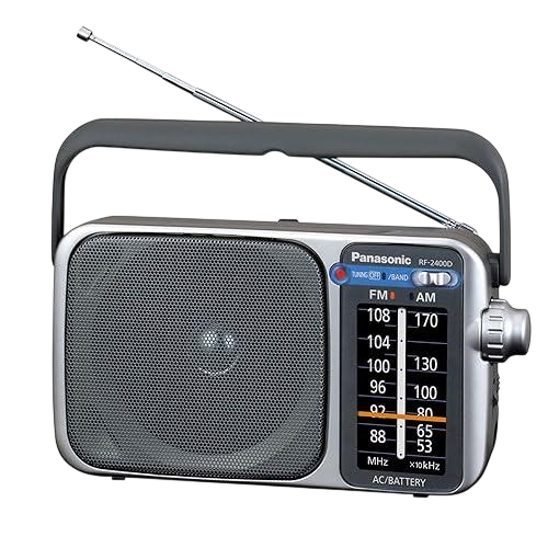 Radio Panasonic. Individual Plateado RF2-2400