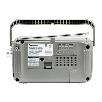 Radio Panasonic. Individual Plateado RF2-2400