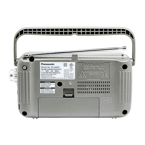 Radio Panasonic. Individual Plateado RF2-2400