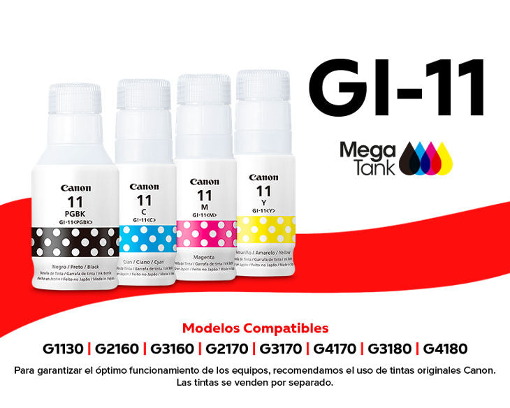 Canon Mega Kit Tinta G-11 4-colors