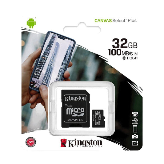 Kingston 32GB micSDHC Canvas Select Plus 100R