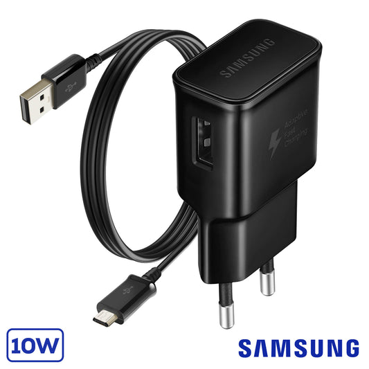 Cargador Samsung 10W Negro (micro usb)