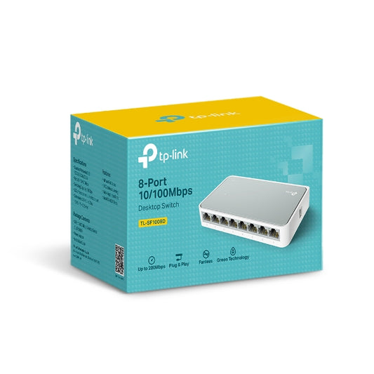 TP-Link Hub Switch de Red TL-SF1008D de 8 puertos RJ-45