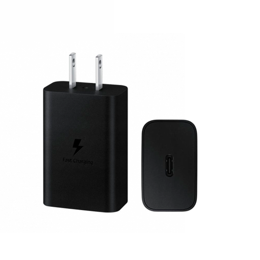 Cubo carga samsung 15W tipo C a Tipo C Negro/Blanco