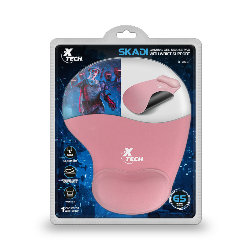 mouse pad with wrist sup Pink XTA-530